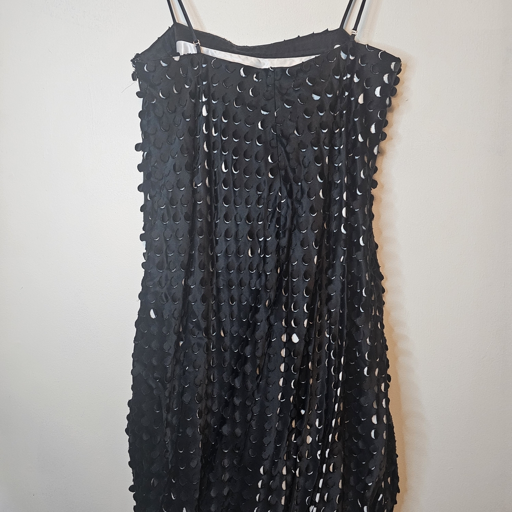 ​NWT Helmut Lang Hole Punch Bubble Dress Black Size 8 - Picture 10 of 15